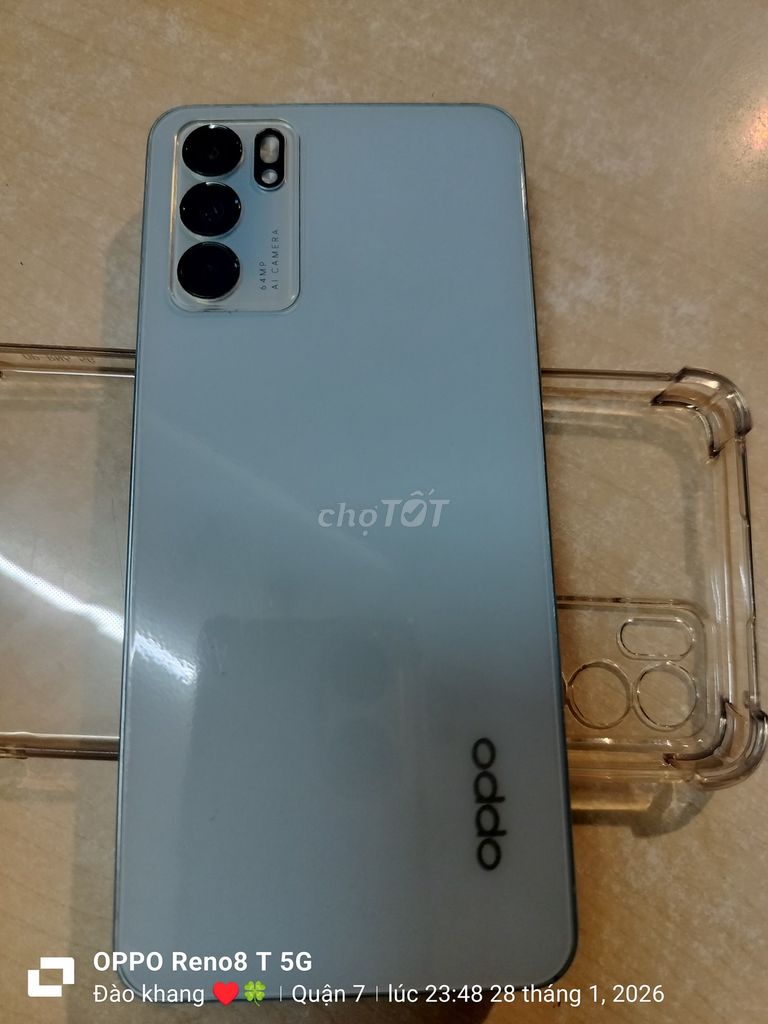 Oppo Reno 6 5G 512GB Xám Đã dùng. Mua bán Điện thoại tại Huyện Bình Xuyên Vĩnh Phúc được đăng bởi Khang Đao hình 1