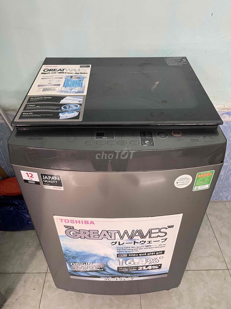 Máy giặt Toshiba Inverter 12kg. Mua bán Máy giặt tại Quận Bình Thạnh Tp Hồ Chí Minh được đăng bởi Trần Bảo Khánh hình 1
