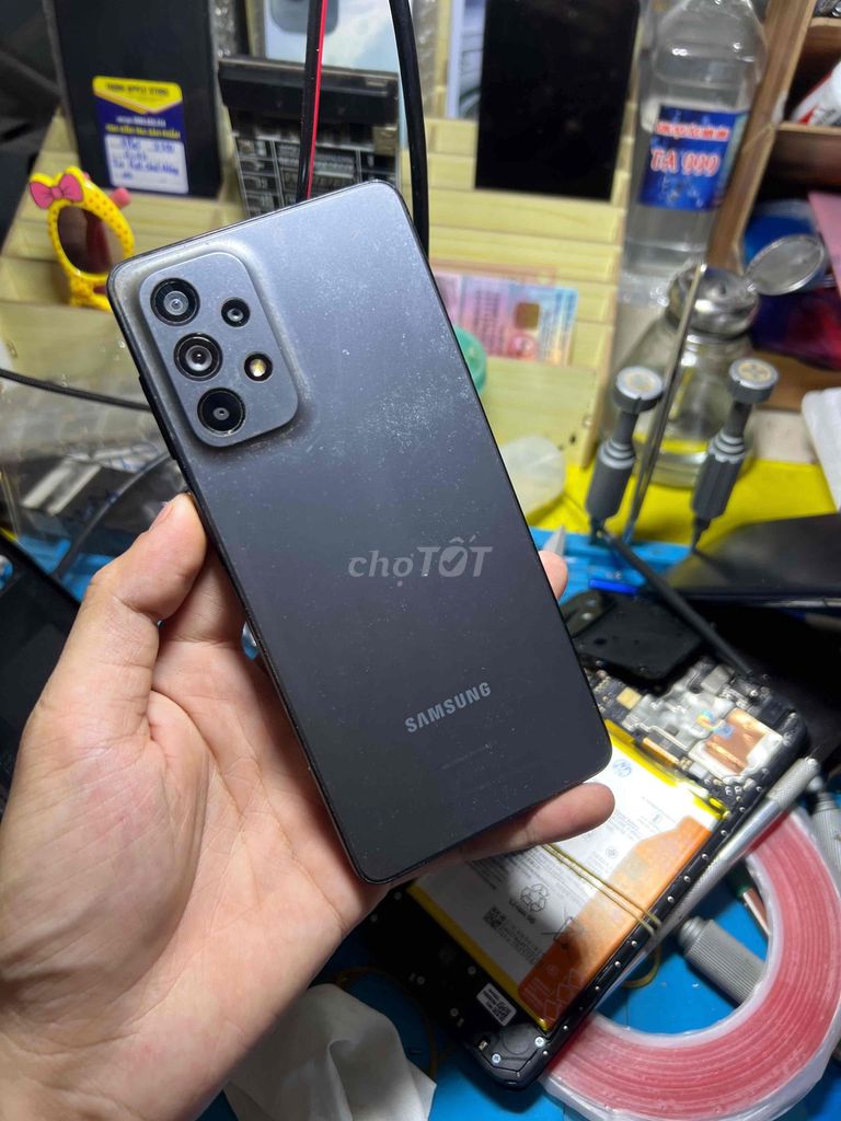 Samsung A73 5G Đen Màn sọc, ám nhẹ. Mua bán Điện thoại tại Huyện Châu Đức Bà Rịa - Vũng Tàu được đăng bởi võ văn thịnh hình 1