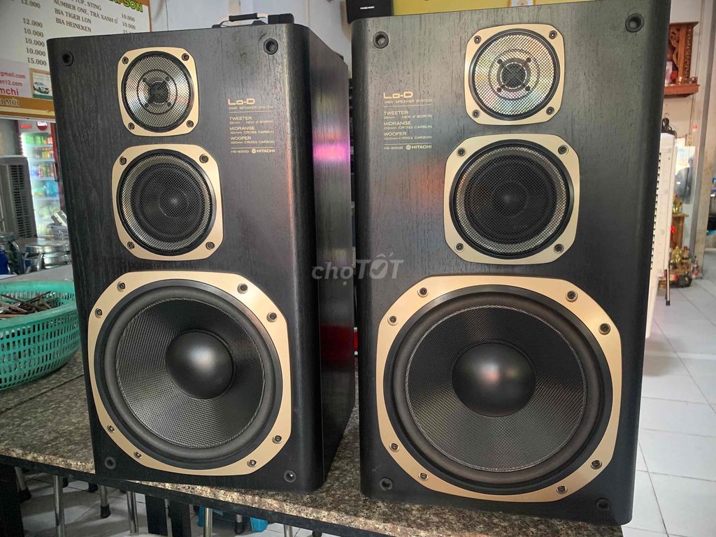 Cặp loa Lo-D Hitachi HS-9000D Bass 32cm 3 way