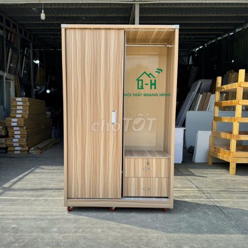 TỦ GỖ MDF - TỦ QUẦN ÁO = TỦ CỬA LÙA HCM TỦ ĐẸP HCM