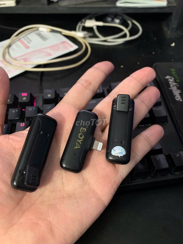 Micro BOYA BY-WM3T2-D2 Đen iPhone Lightning. Mua bán Tivi, Âm thanh tại Quận 10 Tp Hồ Chí Minh được đăng bởi Tú Võ hình 1