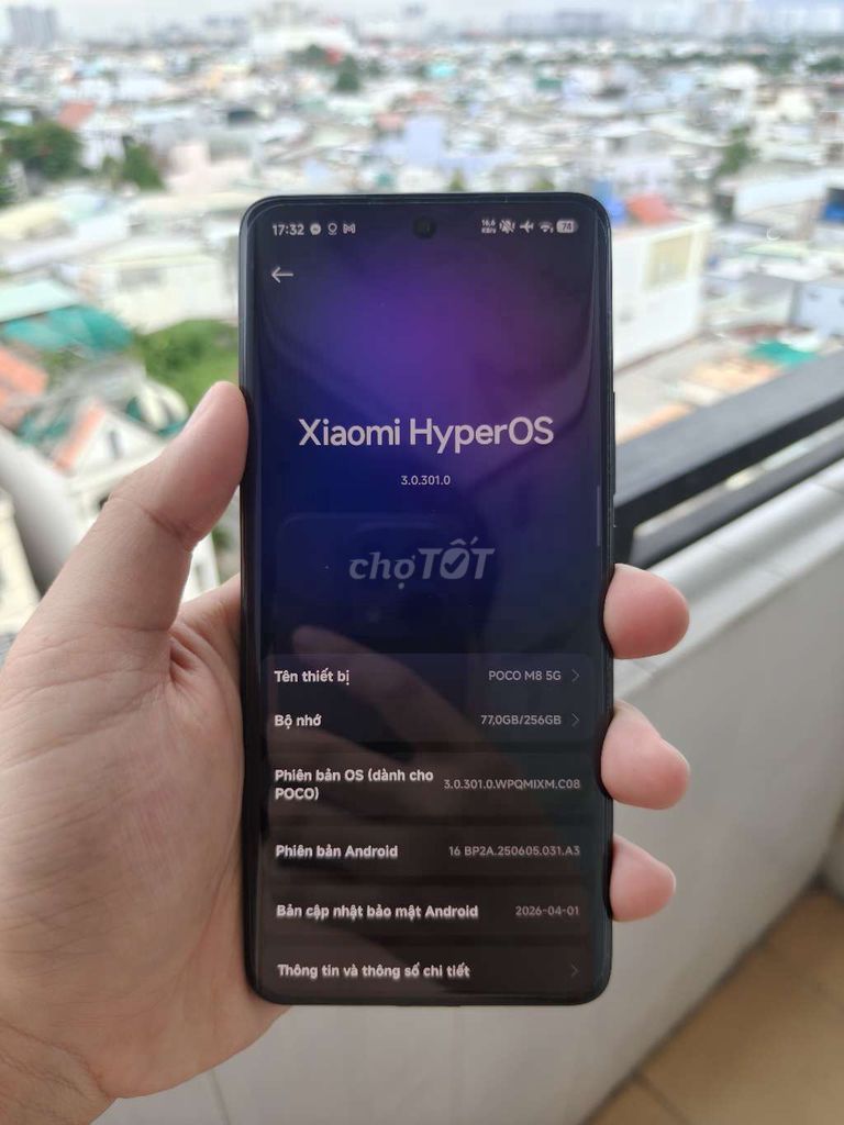 Poco M8 5G 8GB/256GB Mới Like New. Mua bán Điện thoại tại Quận 8 Tp Hồ Chí Minh được đăng bởi Clyde hình 1