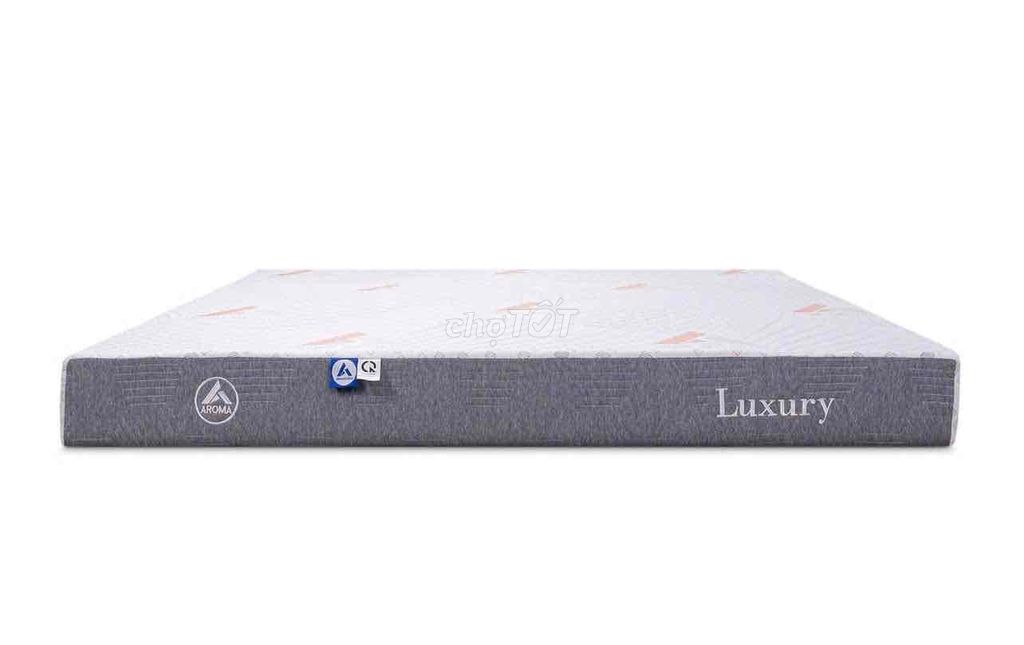 Nệm Foam Aroma Luxury Plus 1m6x2m Trắng xám. Mua bán Giường, chăn ga gối nệm tại Thành phố Long Xuyên An Giang được đăng bởi ngk hình 1