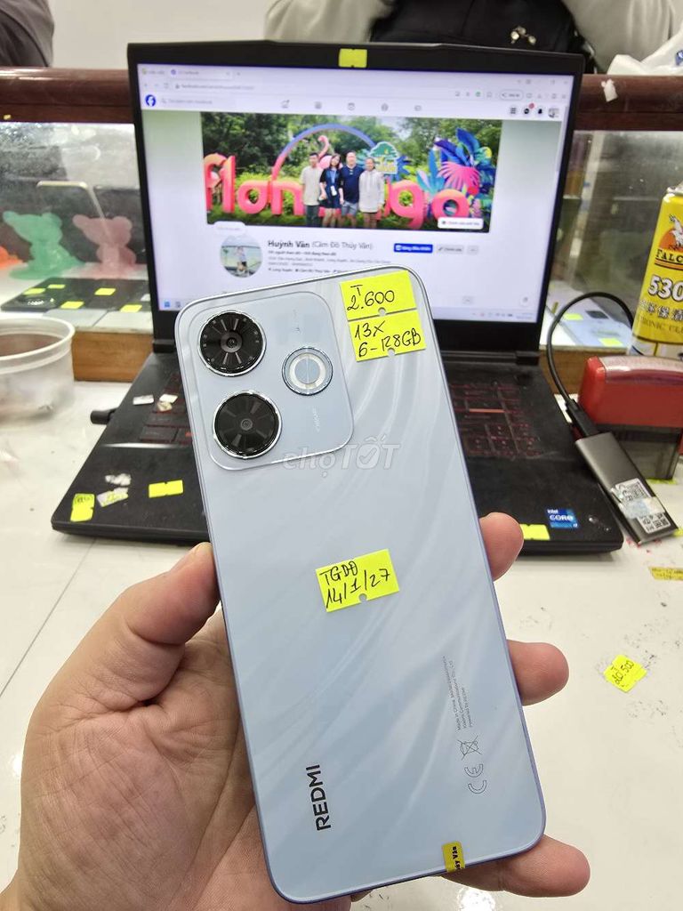 Xiaomi Redmi 13X 6GB/128GB Xám Đã sử dụng. Mua bán Điện thoại tại Thành phố Long Xuyên An Giang được đăng bởi Facebook Cầm Đồ Thúy Vân hình 1