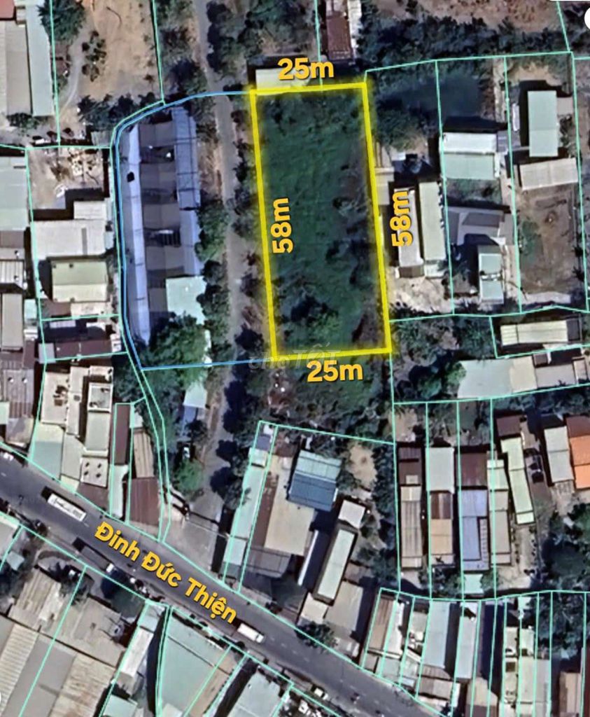 BÌNH CHÁNH - ĐINH ĐỨC THIỆN - PHÂN LÔ TÁCH THỬA - 1400M2 THỔ CƯ  C CHỦ