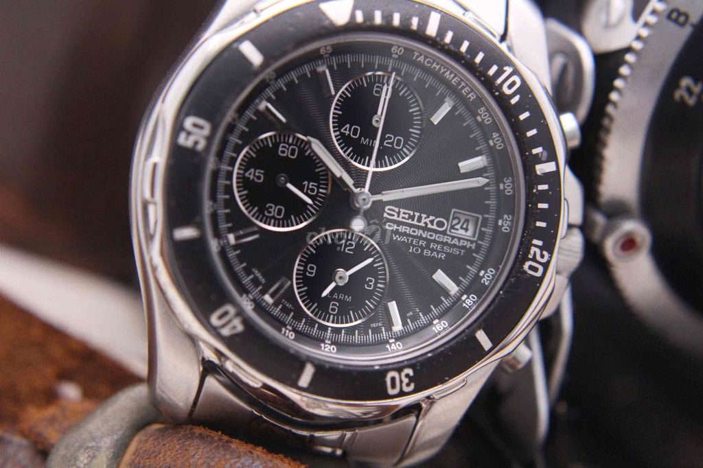 Đồng hồ nam Seiko Chronograph Alarm chính hãng