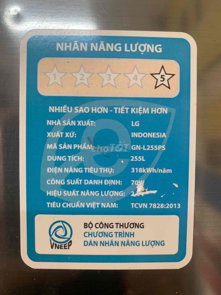 Tủ lạnh inverter LG 255l thanh lý