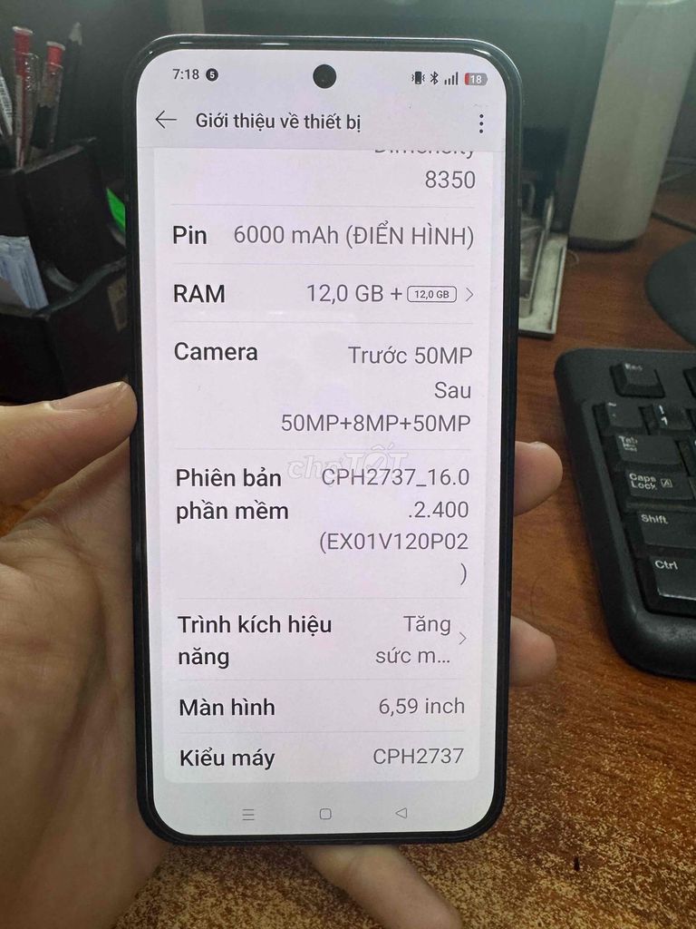 Oppo Reno 14 5G 256GB Xanh. Mua bán Điện thoại tại Thành phố Biên Hòa Đồng Nai được đăng bởi Võ bá hình 1