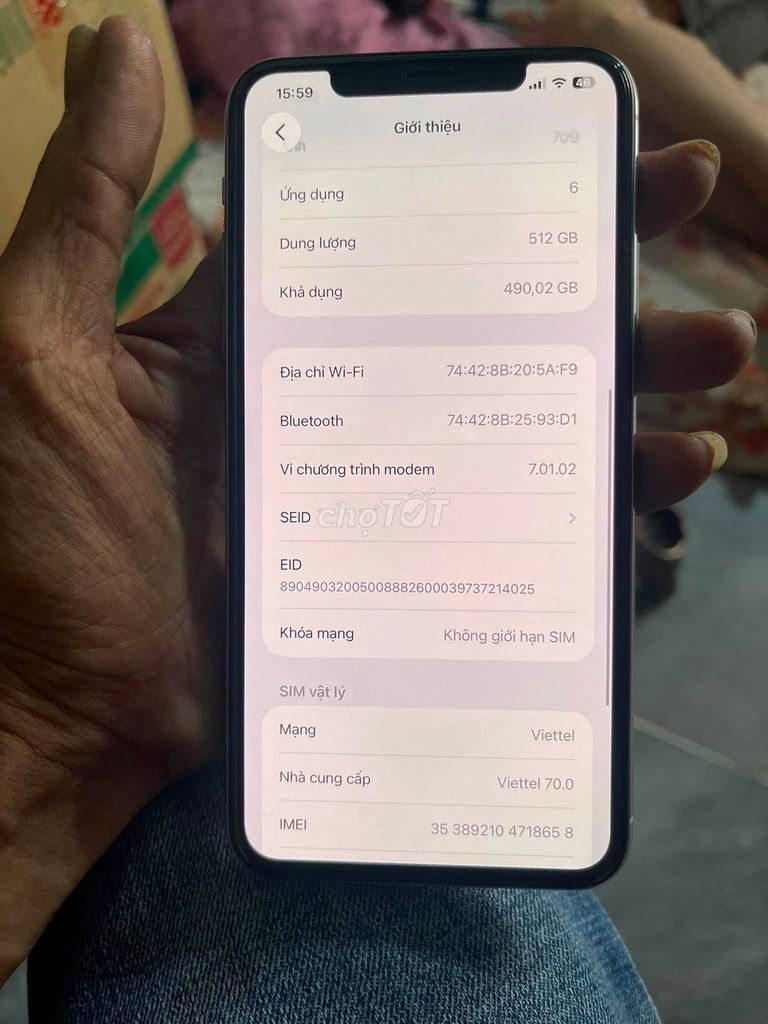 Apple iPhone 11 Pro Max 512GB Đã thay màn hình. Mua bán Điện thoại tại Quận 1 Tp Hồ Chí Minh được đăng bởi Hội Đồ Điện Tử hình 1