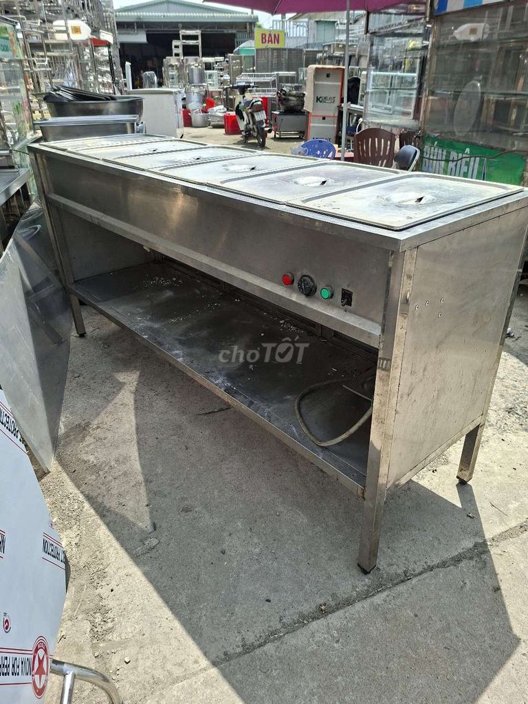 Kệ hâm nóng thức ăn Inox 6 khay. Mua bán Bếp, lò, đồ điện nhà bếp tại Thành phố Biên Hòa Đồng Nai được đăng bởi Bùi Huyền hình 1