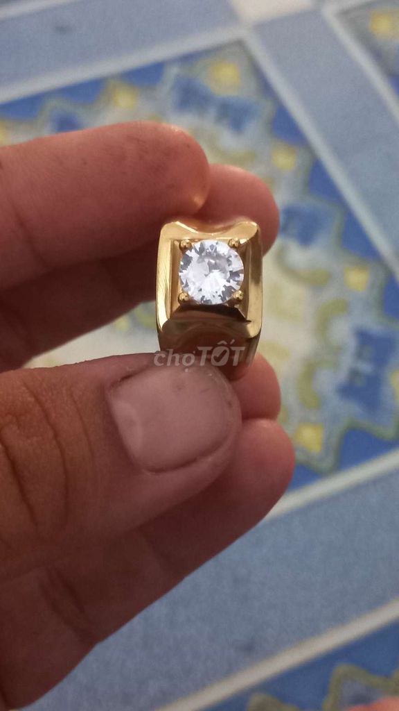 Nhẫn nam ngôi sao  583 vàng size 20mm USSR. Mua bán Phụ kiện thời trang khác tại Quận Ninh Kiều Cần Thơ được đăng bởi Mộc Cường hình 1