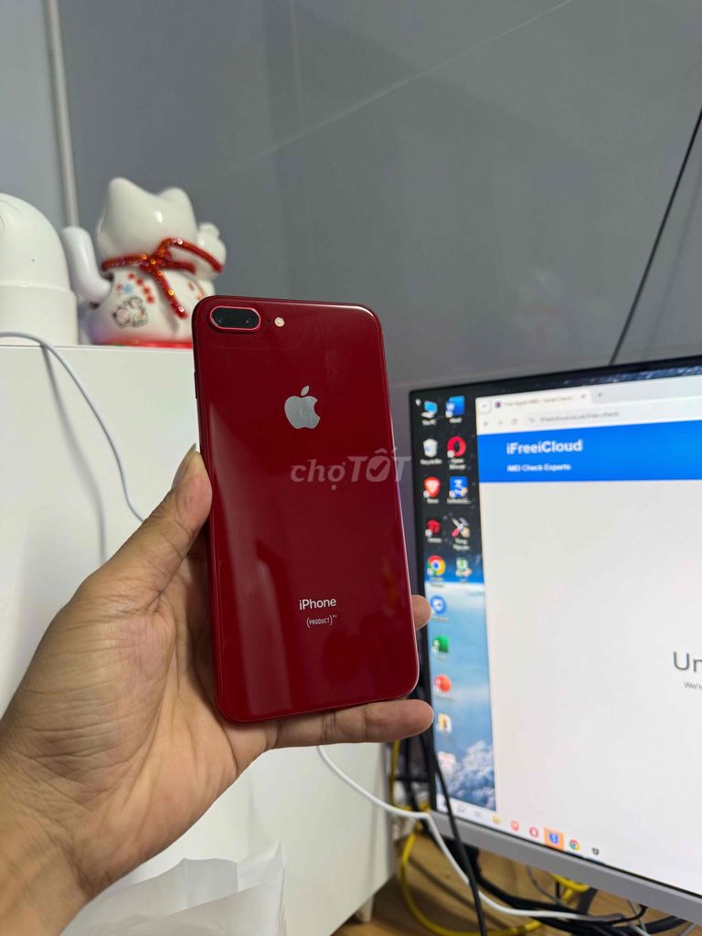 Apple iPhone 8 Plus 256GB Đỏ 100% pin. Mua bán Điện thoại tại Quận Ninh Kiều Cần Thơ được đăng bởi Thổ Địa  hình 1