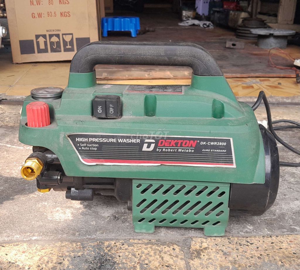 Máy rửa xe DEKTON DK-CWR2800 Đã qua sử dụng. Mua bán Đồ chuyên dụng, Giống nuôi trồng tại Quận Tân Phú Tp Hồ Chí Minh được đăng bởi Đạt hình 1