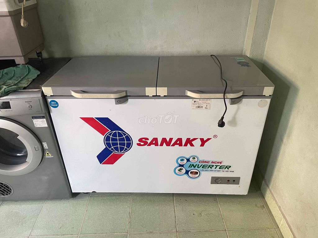 Tủ đông mát Sanaky inverter 360/260 lít zin