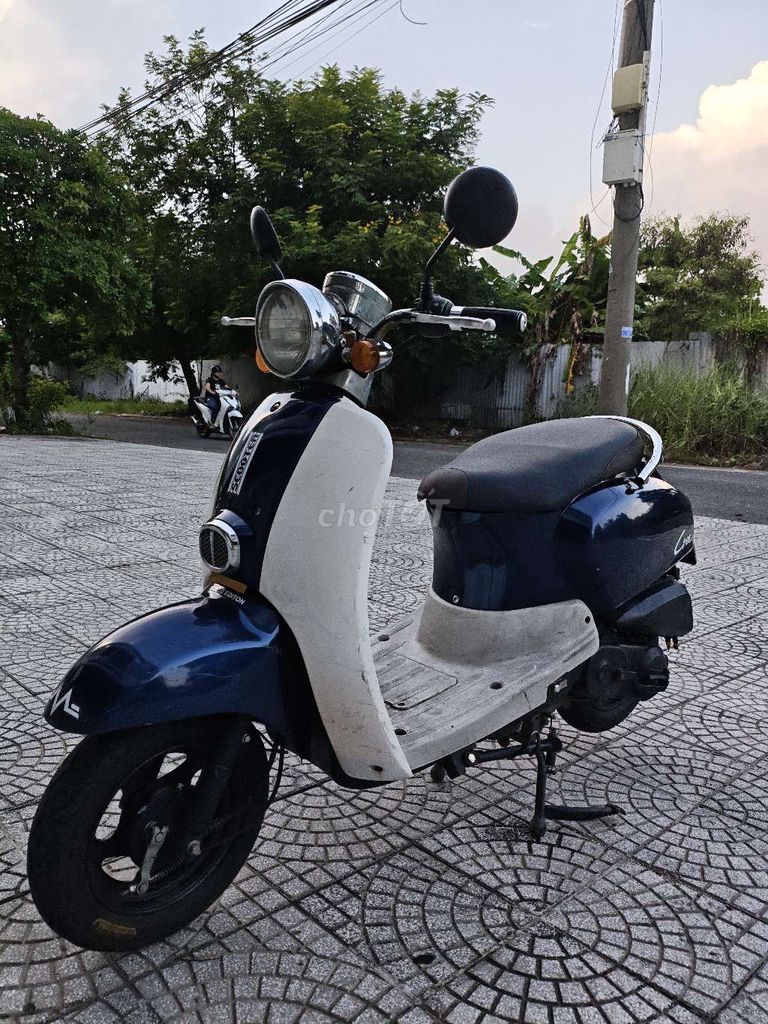 Скутер Crea 50cc, синий, тихий, полнофункциональный