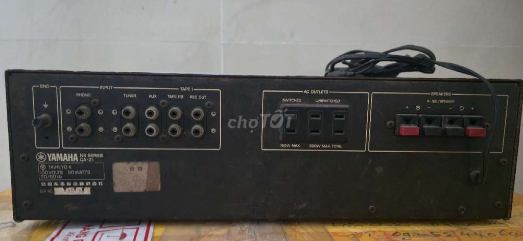 Amply Yamaha CA-Z1 Đen. Mua bán Tivi, Âm thanh tại Quận Hải Châu Đà Nẵng được đăng bởi Mẫn hình 1