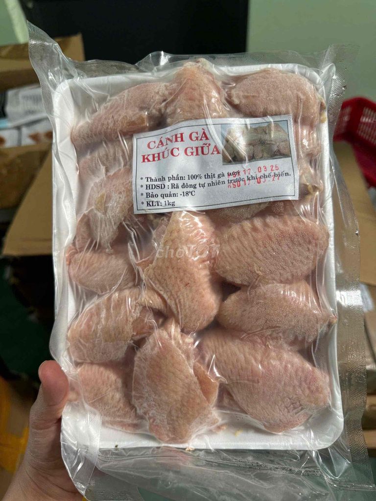 Cánh gà khúc giữa 1kg. Mua bán Đồ ăn, thực phẩm và các loại khác tại Quận Cái Răng Cần Thơ được đăng bởi Võ Khắc Duy  hình 1