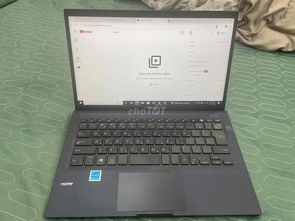 Asus ExpertBook B1000 I7 11th 16gb ram 256 ssd. Mua bán Laptop tại Quận Bình Thạnh Tp Hồ Chí Minh được đăng bởi Long hình 1