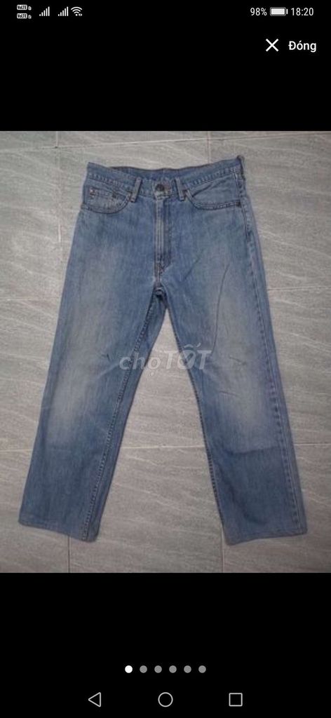 Quần jeans Levis 508 CLSDenim Vin90sWash size 32. Mua bán Quần áo tại Quận Gò Vấp Tp Hồ Chí Minh được đăng bởi Hàng 2handsgood hình 1