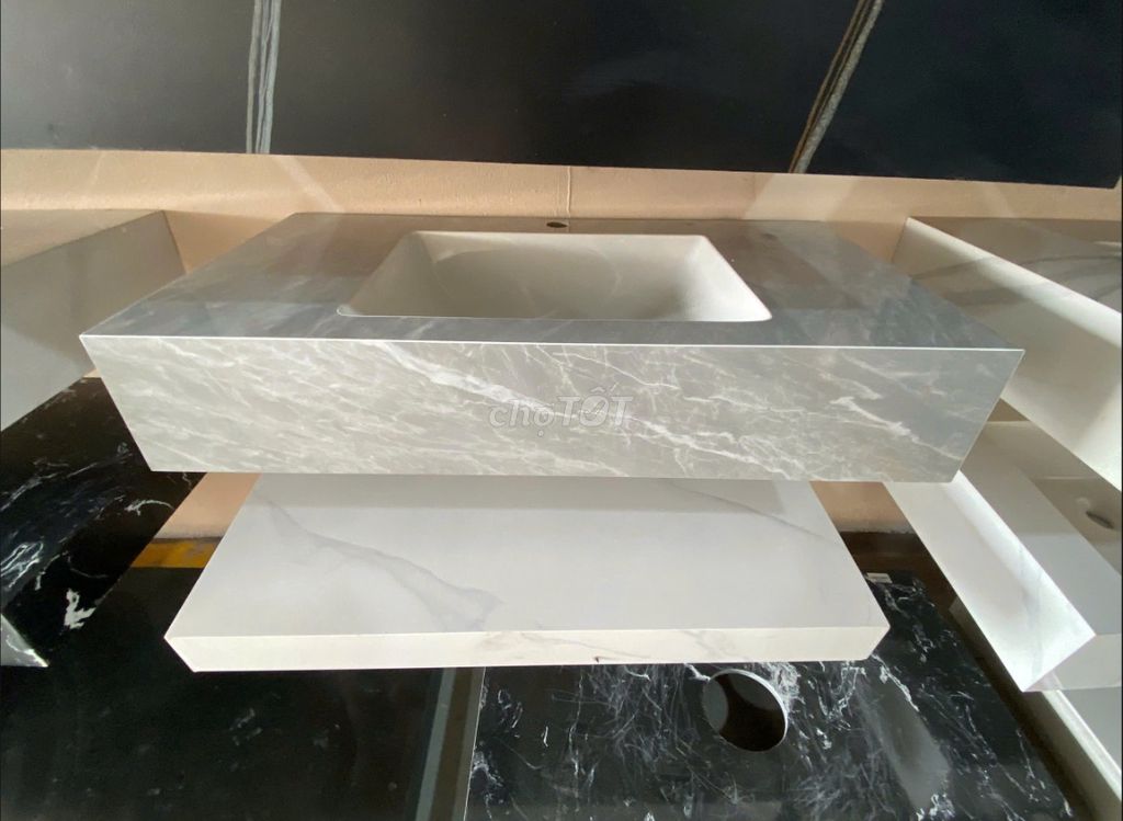 Chậu rửa mặt Đá Xám Mới. Mua bán Thiết bị vệ sinh, nhà tắm tại Huyện Đông Anh Hà Nội được đăng bởi Thuỳ linh hình 1