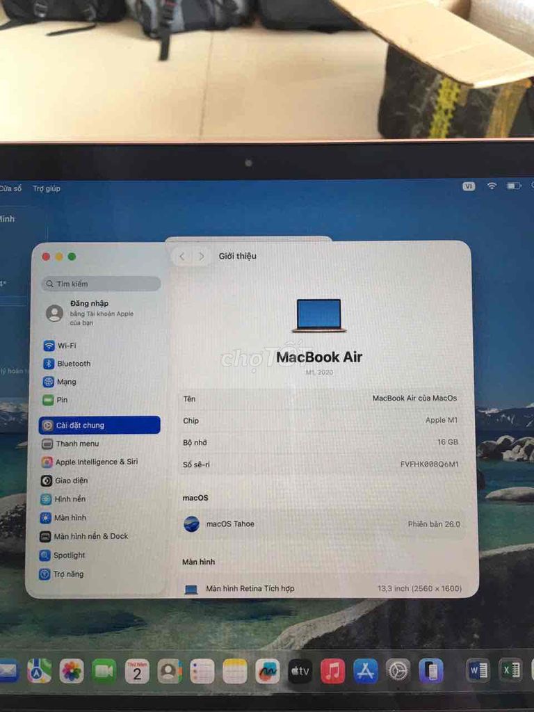 MacBook air M1 / Ram 16/ ssd 512/ 13.3 2k. Mua bán Laptop tại Thành phố Bắc Ninh Bắc Ninh được đăng bởi Máy Tính Thu Trà  hình 6