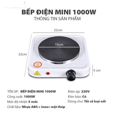 Bếp điện JX-100A Trắng