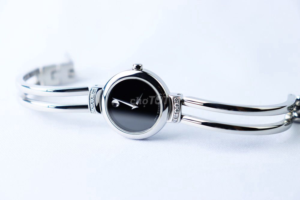 ĐH Movado Nữ đính 10 viên Kim Cương thiên nhiên