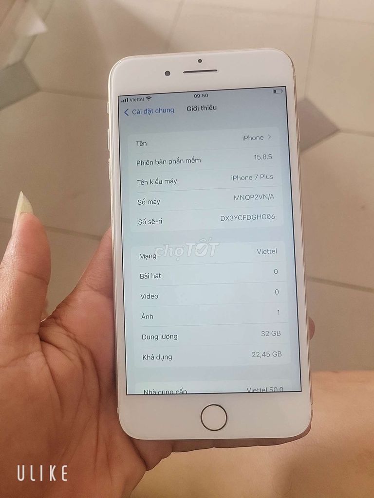 iPhone 7 Plus 32GB Vàng. Mua bán Điện thoại tại Thành phố Thuận An Bình Dương được đăng bởi Nguyễn Minh Tâm hình 1