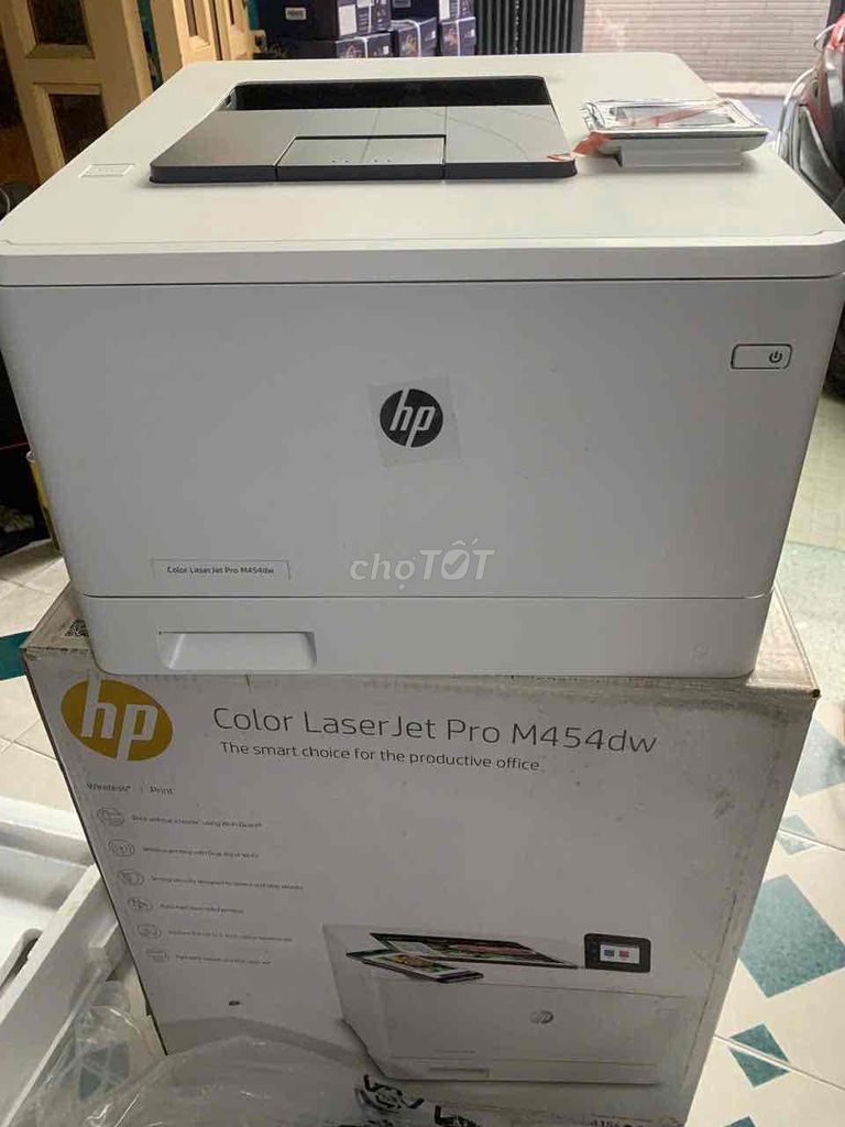 Máy in laser màu Hp pro 454dw. in 2 mặt/wifi