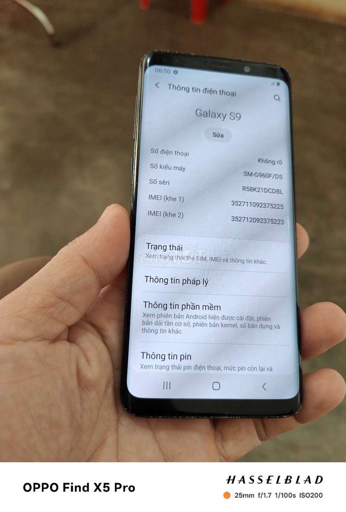 Samsung Galaxy S9 Đen Đã qua sử dụng. Mua bán Điện thoại tại Thành phố Buôn Ma Thuột Đắk Lắk được đăng bởi Bin hình 1