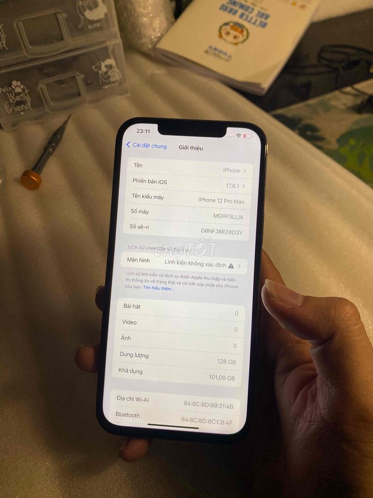 iPhone 12 Pro Max 128GB Xám Đã dùng. Mua bán Điện thoại tại Quận 12 Tp Hồ Chí Minh được đăng bởi Hoàng Trọng hình 1