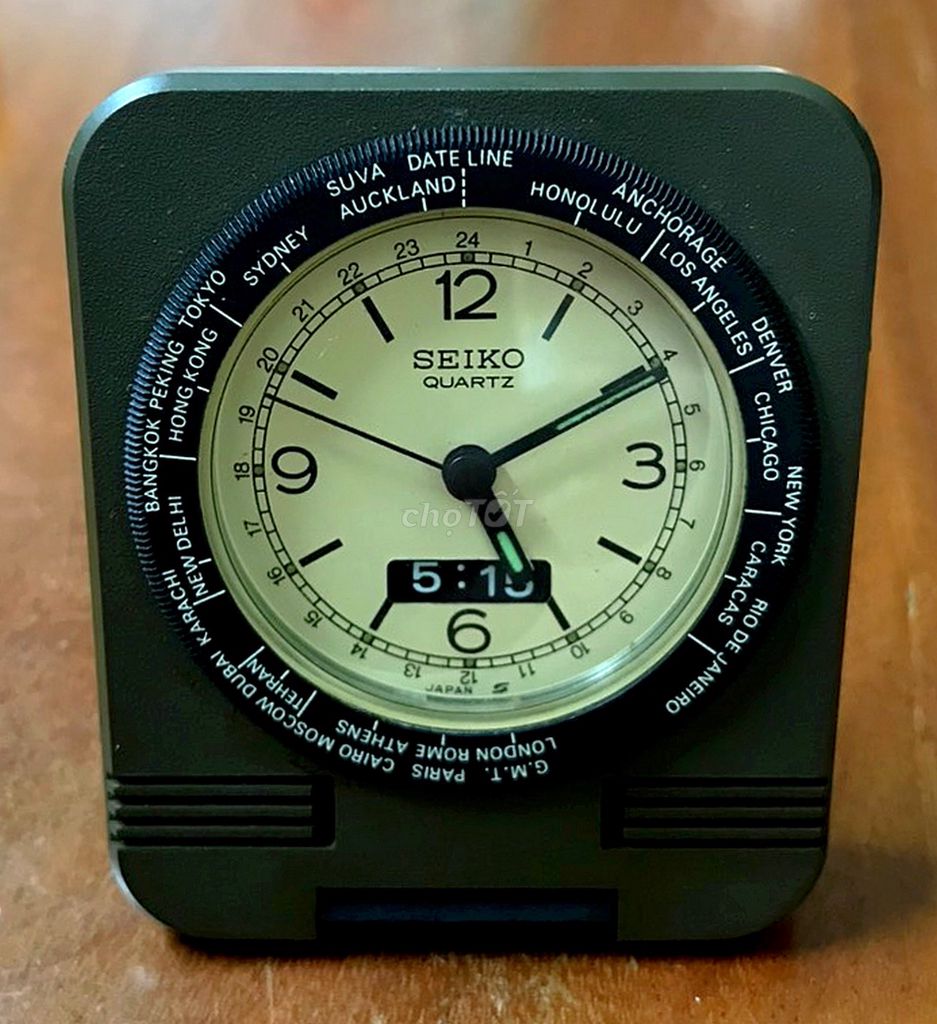 Vintage SEIKO Small Portable Quartz Travel Alarm