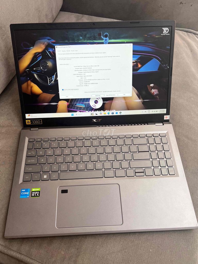 Acer Aspire A515 I5-13420H RTX 2050 8GB/512GB Xám. Mua bán Laptop tại Quận Đống Đa Hà Nội được đăng bởi HQ Computer hình 1