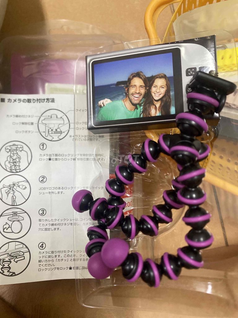 Chân máy ảnh Joby GorillaPod Original Tím. Mua bán Máy ảnh, Máy quay tại Quận Hải Châu Đà Nẵng được đăng bởi Thêm hình 1