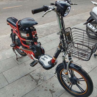 Xe đạp điện Hitasa Đỏ đen. Mua bán Xe điện tại Huyện Trảng Bom Đồng Nai được đăng bởi đinh long