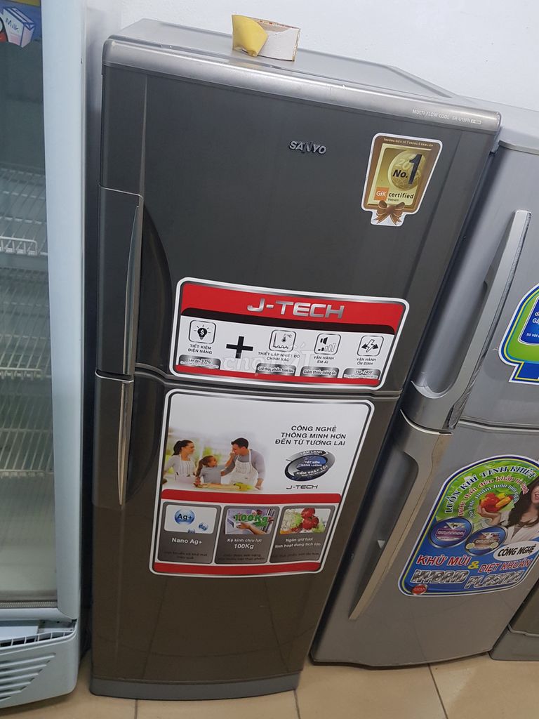 0775683893 - tủ lạnh Sanyo 200L mát lạnh nhanh, chạy êm