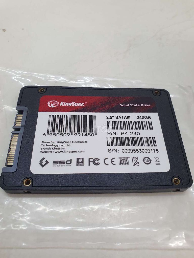 2 Ổ SSD 256  và 240