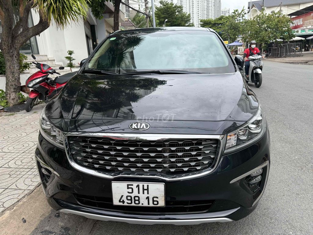 KIA Sedona 2020 максимальная комплектация дизель черно-синий