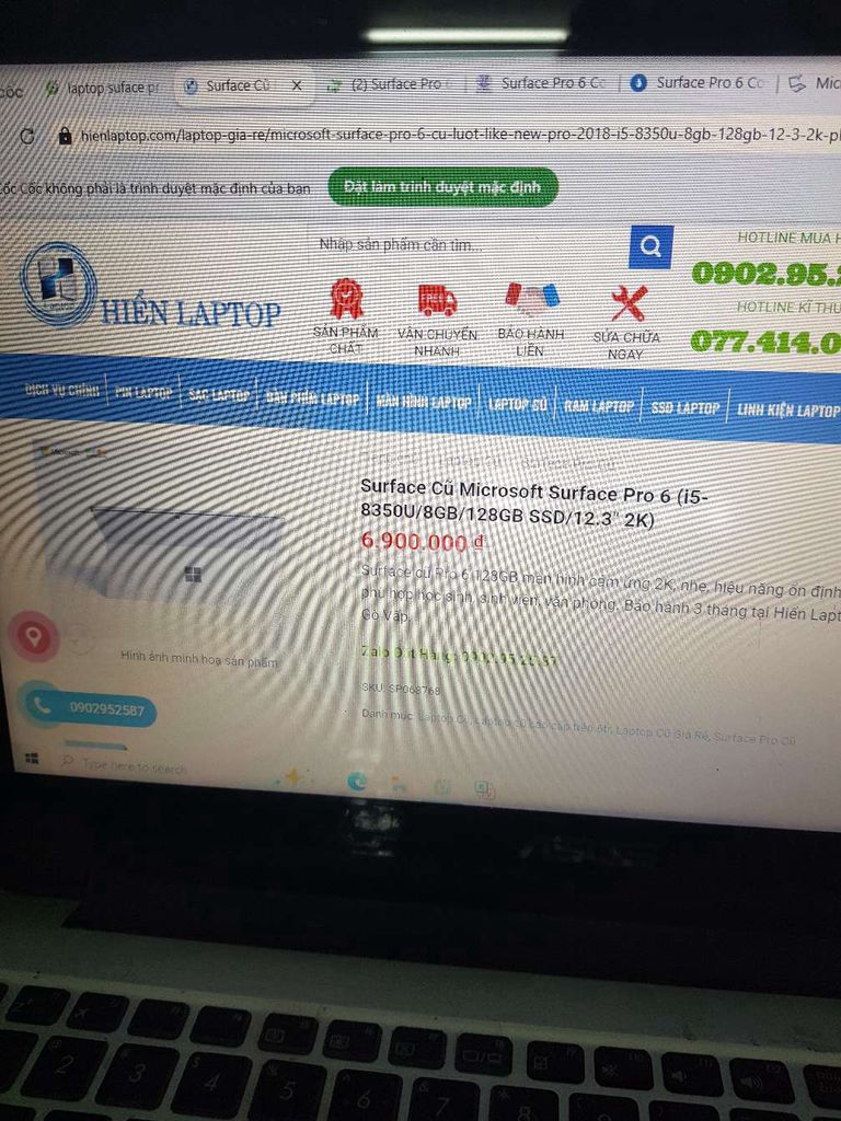 Laptop suface pro6 như hình. Mua bán Laptop tại Thành phố Cao Lãnh Đồng Tháp được đăng bởi  Nguyen Van Thuong hình 1