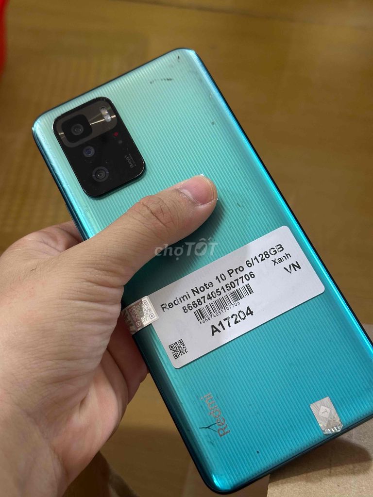 Redmi Note 10 Pro 6GB/128GB Xanh. Mua bán Điện thoại tại Thành phố Thủ Đức Tp Hồ Chí Minh được đăng bởi Hiếu hình 1