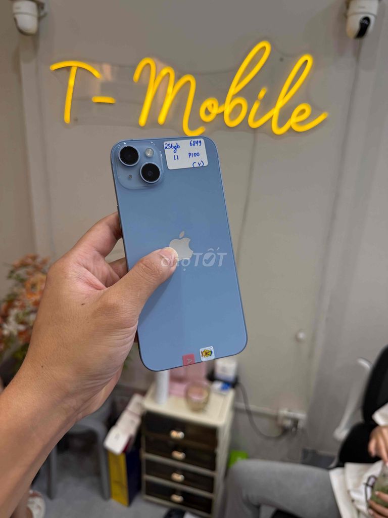 14 Plus 256GB Xanh Quốc tế (LL/A) zin đẹp pin 100%. Mua bán Điện thoại tại Quận Thanh Xuân Hà Nội được đăng bởi Ngô Tráng T Mobile hình 1