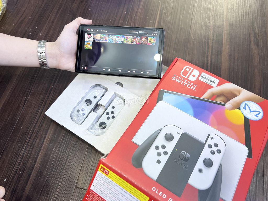 Nintendo Switch Oled Splatoon 3 Cũ Modchip 256gb