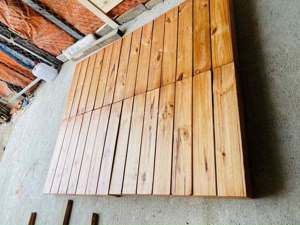 bộ giường palet gỗ thông mới đủ kích thước