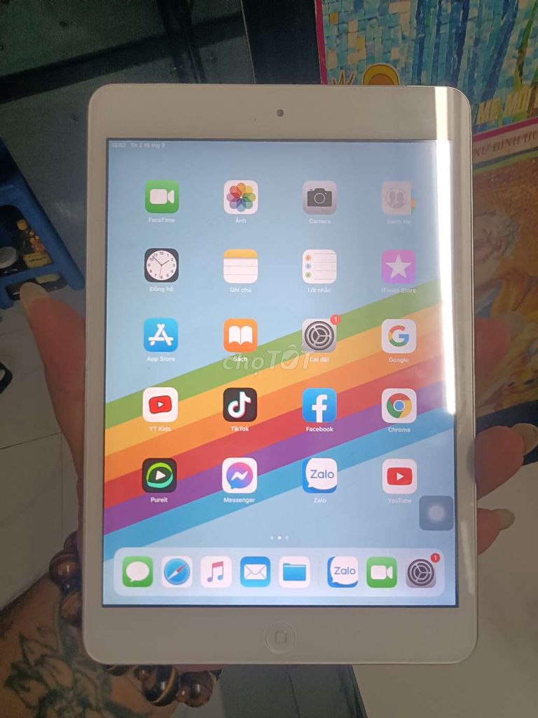 Apple iPad Mini 2 128GB Trắng. Mua bán Máy tính bảng tại Huyện Bình Chánh Tp Hồ Chí Minh được đăng bởi Hoàng Kha hình 1