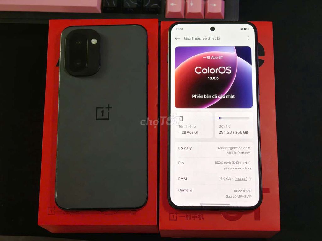 OnePlus Ace 6T 16/256GB Đen. Mua bán Điện thoại tại Quận Hải Châu Đà Nẵng được đăng bởi phuc nguyen hình 1
