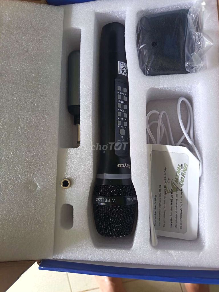Micro Rayco Đen Không dây 6ly. Mua bán Tivi, Âm thanh tại Quận Cẩm Lệ Đà Nẵng được đăng bởi Anh Thi hình 1