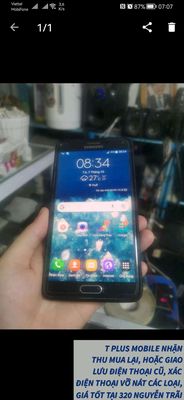 Samsung note 4 chỉ 450k ở T Plus Mobile nha ace. Mua bán Điện thoại tại Thành phố Huế Thừa Thiên Huế được đăng bởi T PLUS MOBILE MUA BÁN ĐIỆN THOẠI