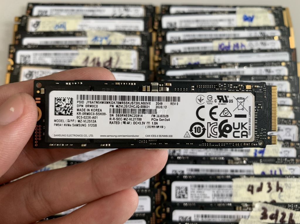 SSD NVMe Samsung 9A1 256GB GEN 3