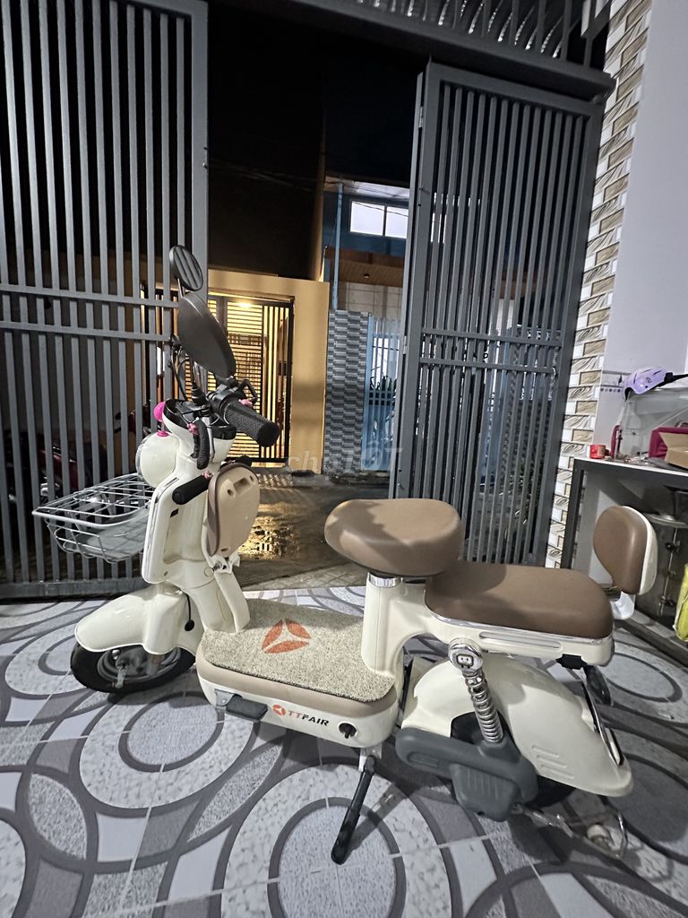 Xe đạp điện TTFAIR màu Trắng kem. Mua bán Xe điện tại Quận Bình Thuỷ Cần Thơ được đăng bởi Nguyen Hany hình 4